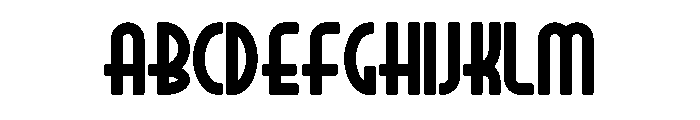 Zeraf-Black Font UPPERCASE