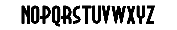 Zeraf-Black Font UPPERCASE
