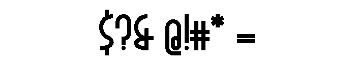 Zeraf-Bold Font OTHER CHARS