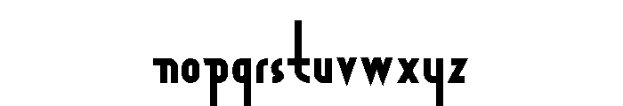 Zeraf-Bold Font LOWERCASE