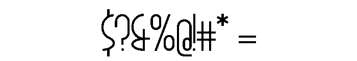 Zeraf Font OTHER CHARS