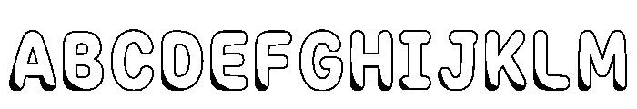 Zeriah Regular Font UPPERCASE