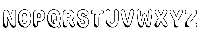 Zeriah Regular Font UPPERCASE