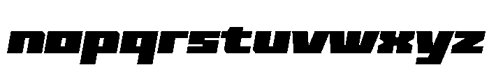Zero Sky Regular Font LOWERCASE