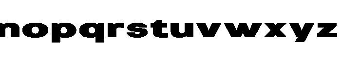 Zero Tranz Regular Font LOWERCASE