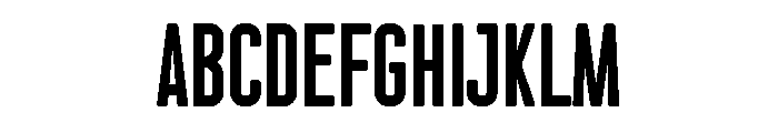 Zeronic Regular Font UPPERCASE