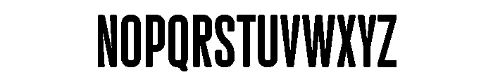 Zeronic Regular Font UPPERCASE