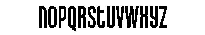 Zeronic Regular Font LOWERCASE
