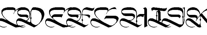 Zerothen Font UPPERCASE