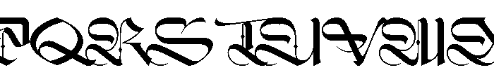 Zerothen Font UPPERCASE