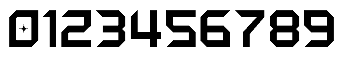 Zerx Regular Font OTHER CHARS