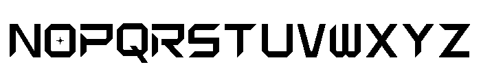 Zerx Regular Font UPPERCASE