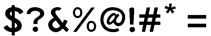Zesnov-Regular Font OTHER CHARS