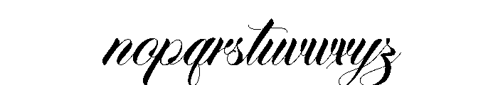 Zestful Christmas Font LOWERCASE