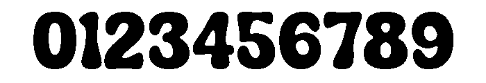 Zesty Chunky Regular Font OTHER CHARS