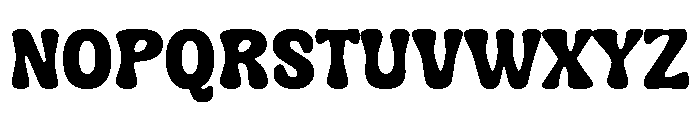 Zesty Chunky Regular Font UPPERCASE