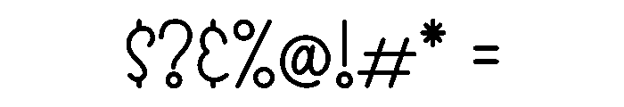 Zesty Smile Font OTHER CHARS