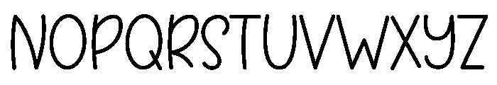 Zesty Smile Font UPPERCASE