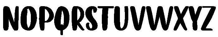 Zesty Stomp Regular Font LOWERCASE