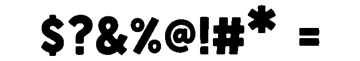 Zesty Font OTHER CHARS