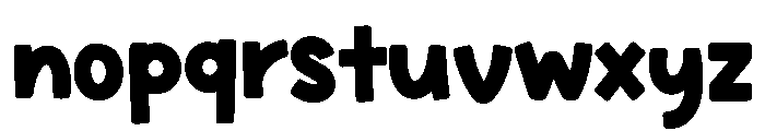 Zesty Font LOWERCASE