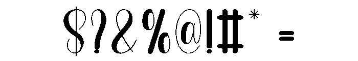 Zestysnow Font OTHER CHARS
