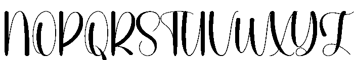 Zestysnow Font UPPERCASE