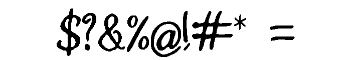 Zeus Font OTHER CHARS