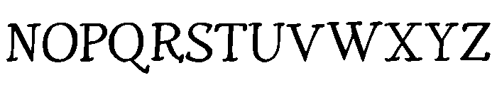 Zeus Font UPPERCASE