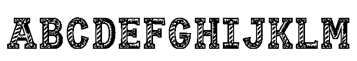 Zevian Regular Font UPPERCASE