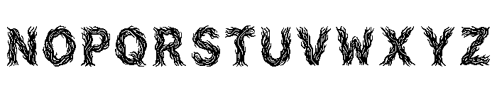 Zevon Regular Font LOWERCASE