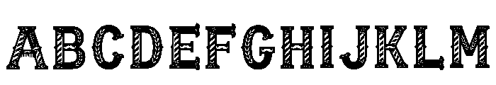 Zevric Regular Font UPPERCASE