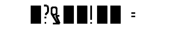 Zevrik Marker Regular Font OTHER CHARS
