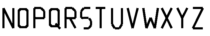 Zevrik Marker Regular Font LOWERCASE
