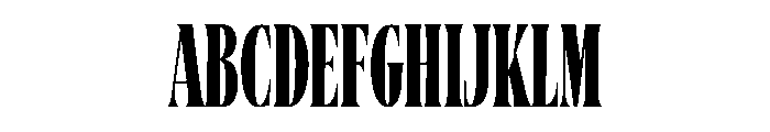 Zevyork Font UPPERCASE