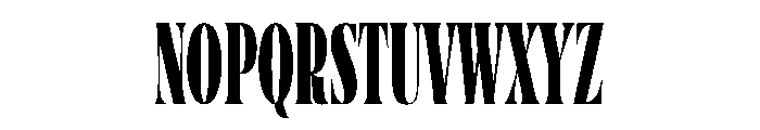 Zevyork Font UPPERCASE