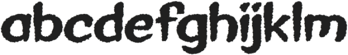 ZENLITH Distort otf (400) Font LOWERCASE