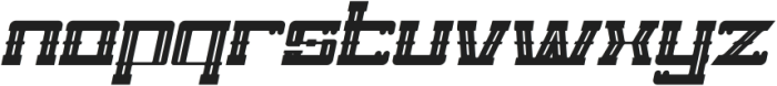 ZEPPELIN Bold Italic otf (700) Font LOWERCASE