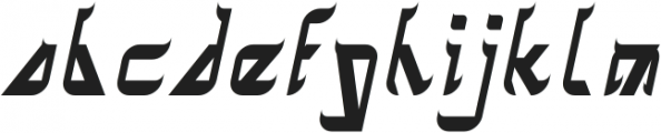 ZETLAND Italic otf (400) Font LOWERCASE