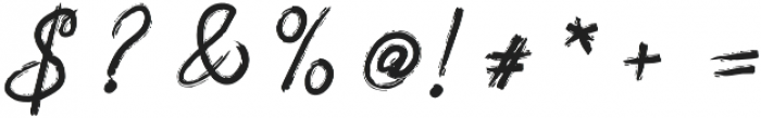 ZeBrush otf (400) Font OTHER CHARS