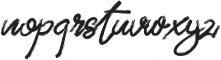 ZeBrush otf (400) Font LOWERCASE