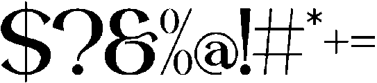 Zearlith otf (400) Font OTHER CHARS