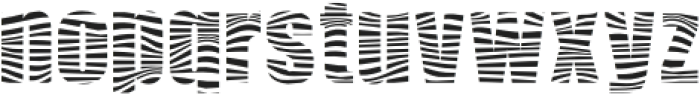Zebra Black otf (900) Font LOWERCASE