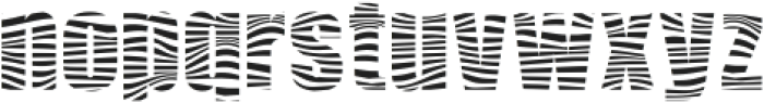 Zebra Black ttf (900) Font LOWERCASE