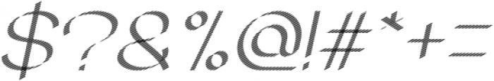 Zebra Cross Italic otf (400) Font OTHER CHARS