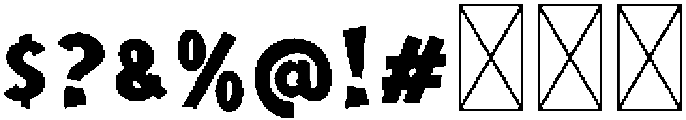 Zebra Mood Regular otf (400) Font OTHER CHARS