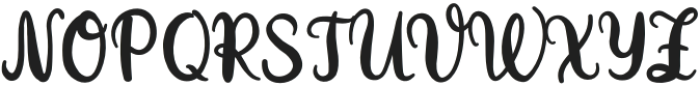 Zebra Script otf (400) Font UPPERCASE