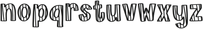 Zebra Stripe otf (400) Font LOWERCASE