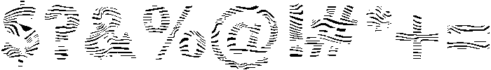 Zebra otf (400) Font OTHER CHARS
