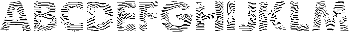 Zebra otf (400) Font UPPERCASE